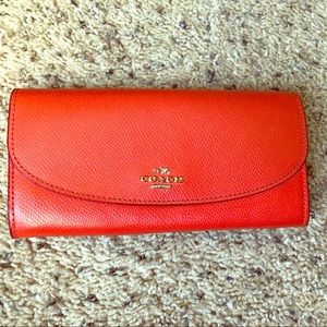 Coach Clutch Wallet-Leather